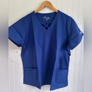 Butter Scrub Top in Blue
